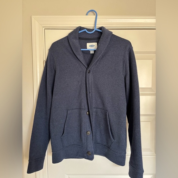 Old Navy Men's Dark Blue Cardigan - Picture 1 of 3